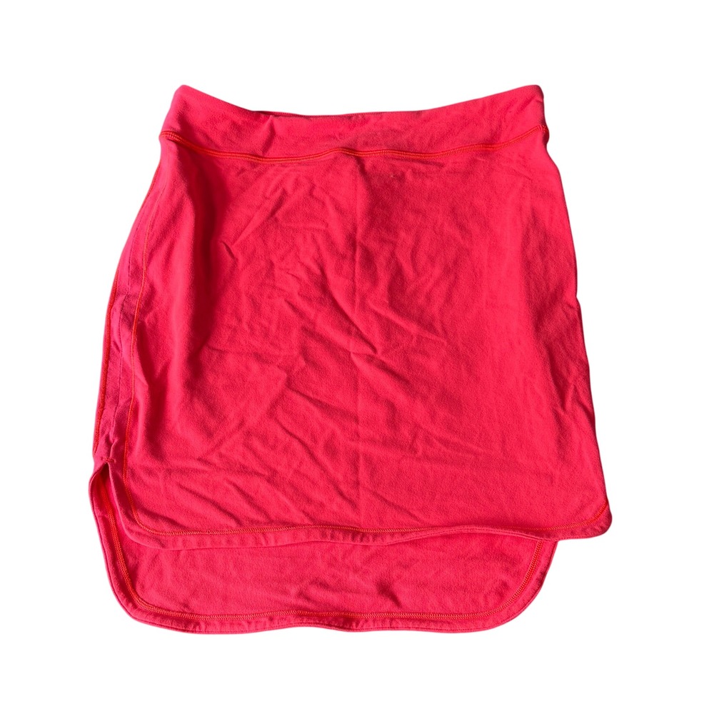 Lululemon Neon Pink High‎ Low Athletic Skirt Size 8 Yoga Running Activewear